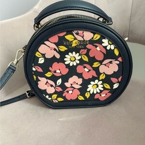 kate spade Floral Crossbody Bag - Black and Pink